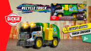 CAMIÓN DE RECICLAJE 30CM LUZ Y SONIDO
