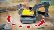 RETRO EXCAVADORA VOLVO CON FUNCIONES 30 CM RETRO EXCAVADORA VOLVO CON FUNCIONES 30 CM